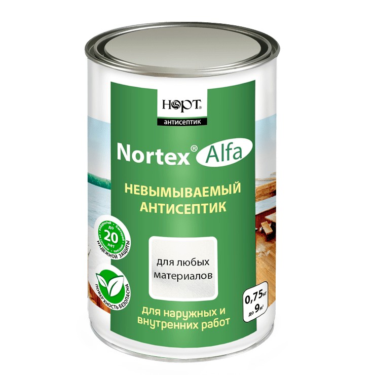 Невымываемый антисептик Nortex-Alfa